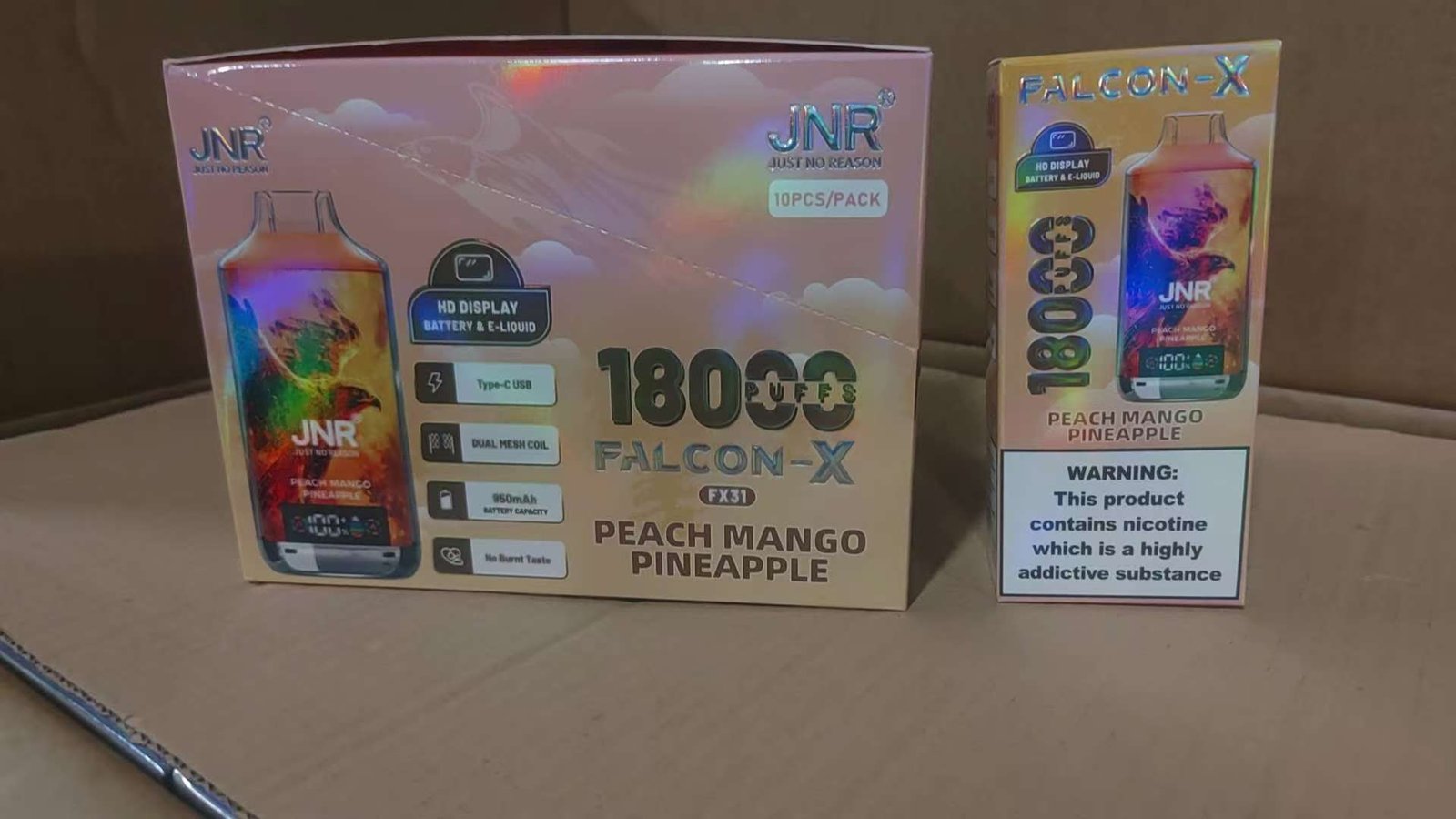 JNR™ Falcon X - 2% 18000 Puffs photo review