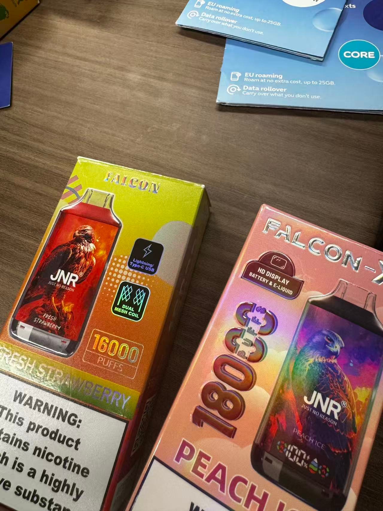 JNR™ Falcon - 2% 16000 Puffs photo review